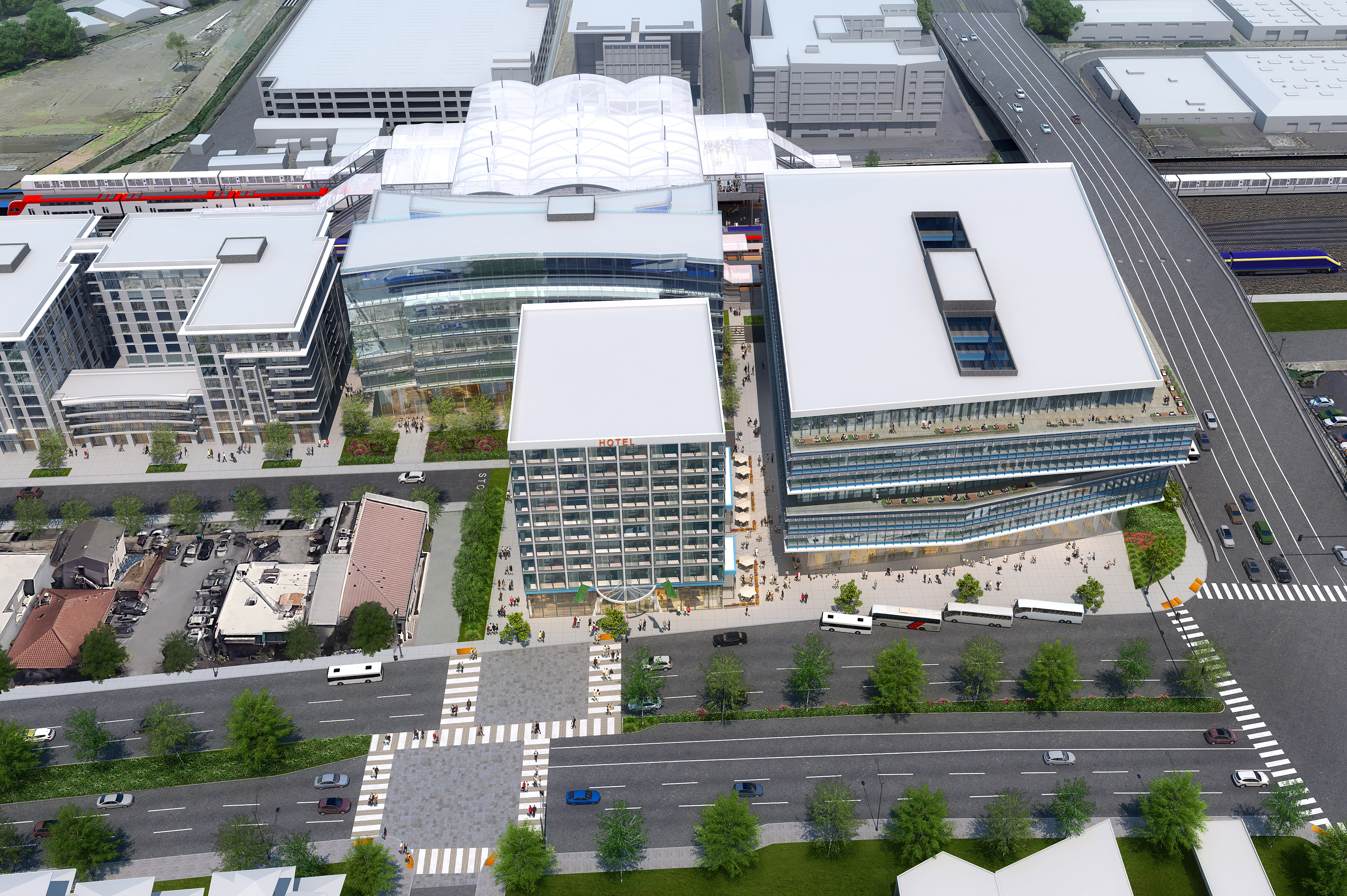 Millbrae Station Render 1